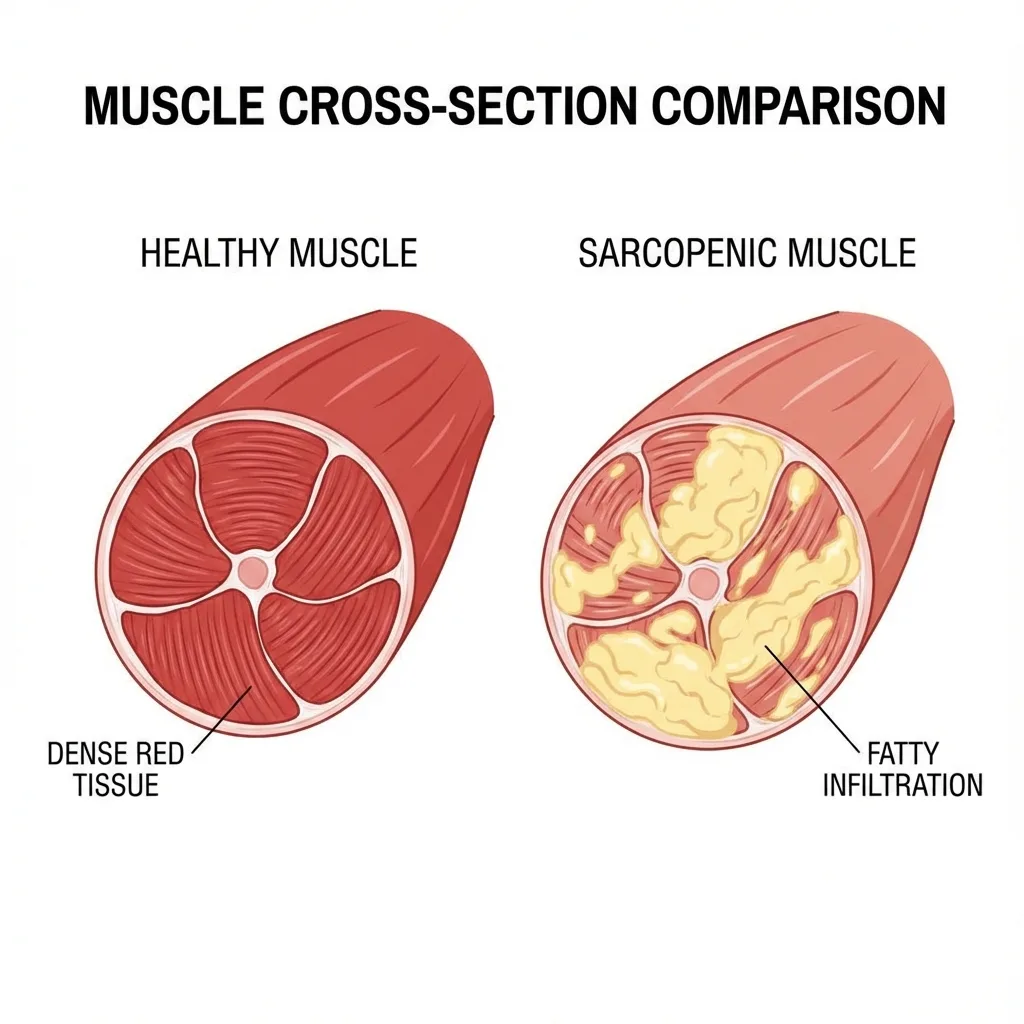 Healthy vs Sarcopenic Muscle