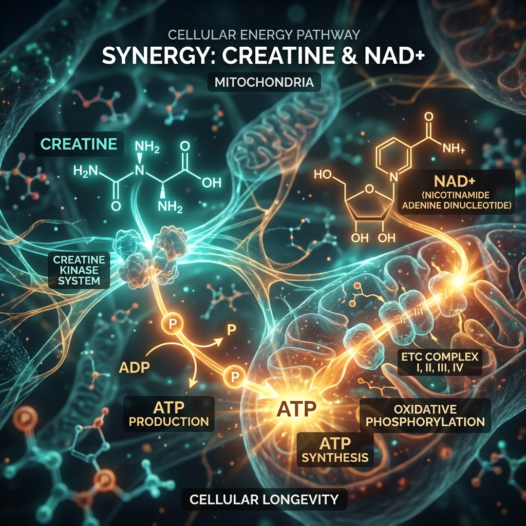 Creatine and NAD+: Can You Take Them Together? (Physician's Guide)